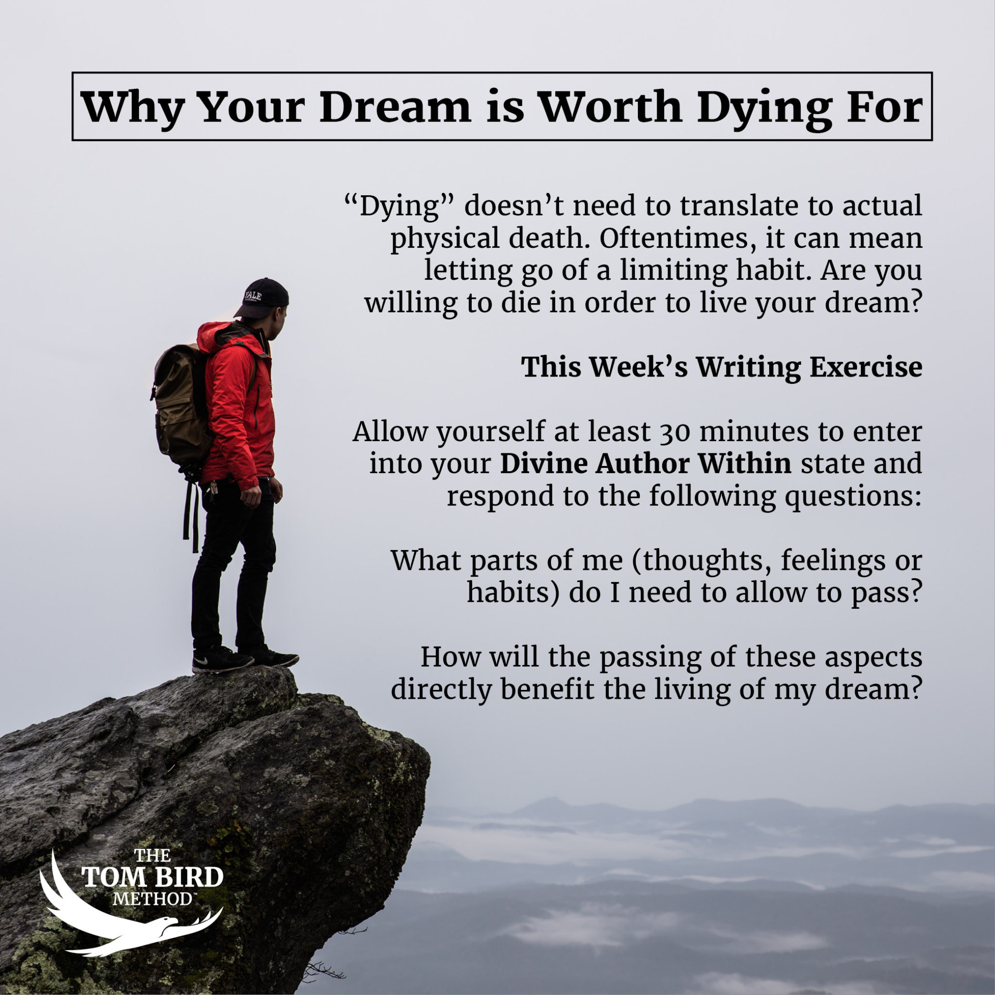 Why your dream is worth dying for - Tom Bird Blog