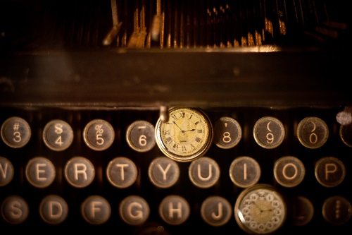 Old Typewriter keys